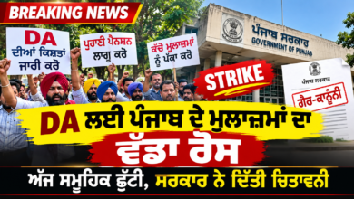 Punjab government employees protest over DA arrears